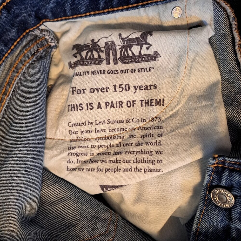Levi's Men's Straight Denim Jeans - Picture 8 of 12